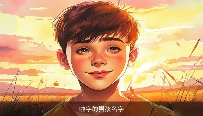啦字的男孩名字