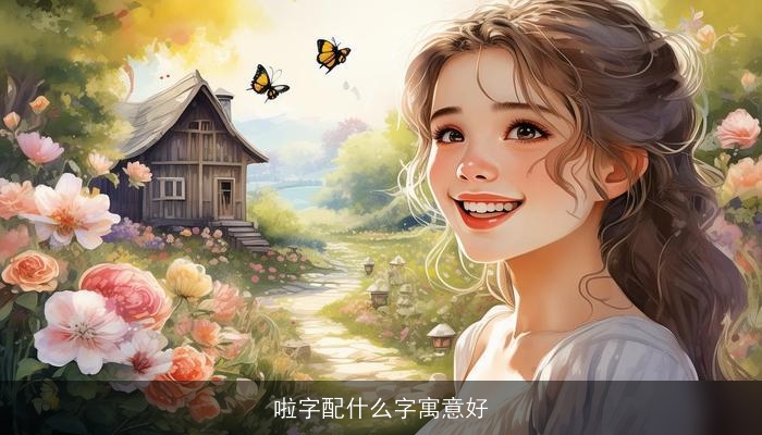 啦字配什么字寓意好