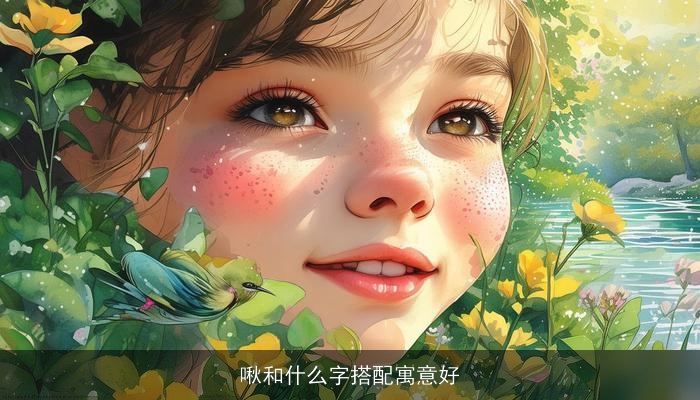 啾和什么字搭配寓意好