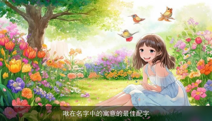 啾在名字中的寓意的最佳配字