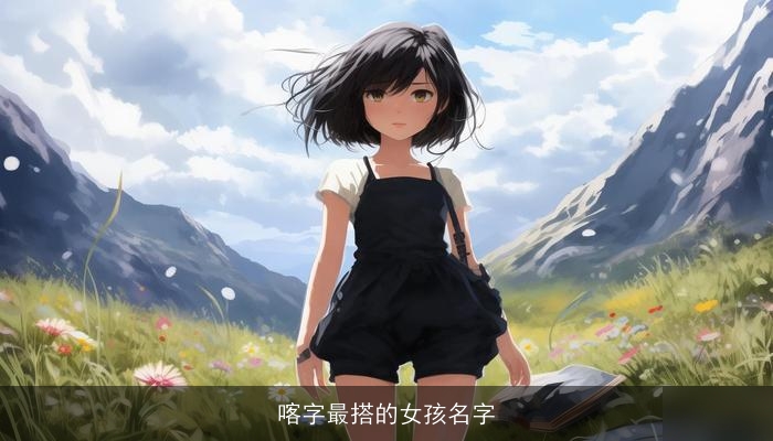 喀字最搭的女孩名字
