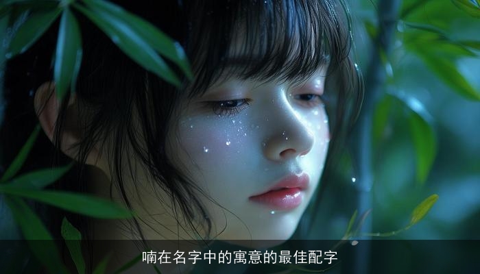 喃在名字中的寓意的最佳配字