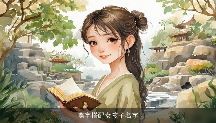 喋字搭配女孩子名字