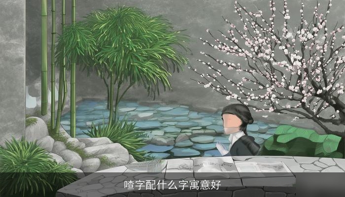 喳字配什么字寓意好