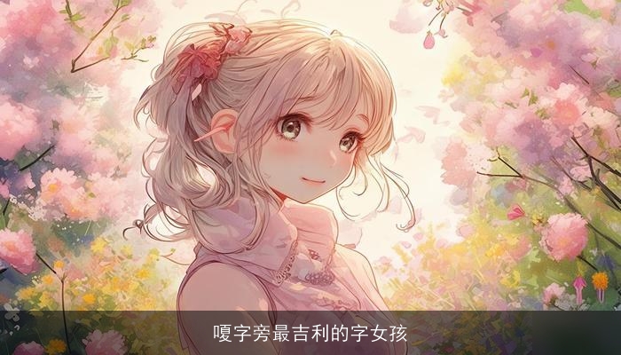 嗄字旁最吉利的字女孩