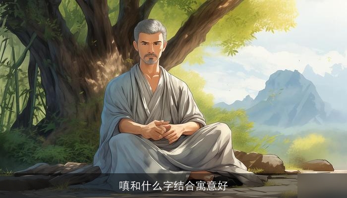 嗔和什么字结合寓意好