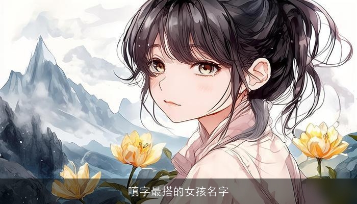嗔字最搭的女孩名字