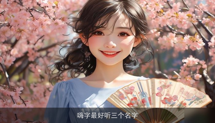 嗨字最好听三个名字