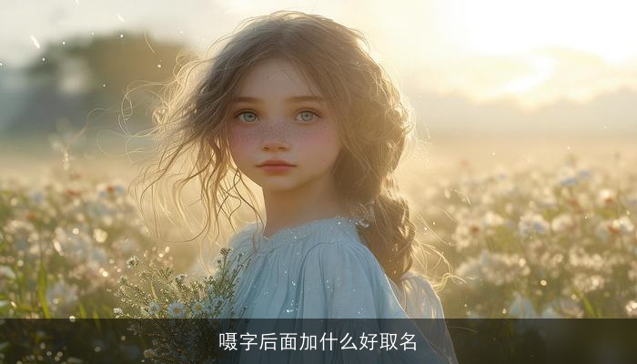 嗫字后面加什么好取名