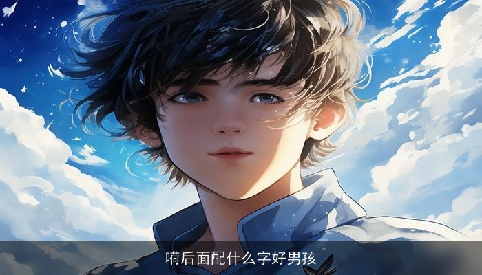 嗬后面配什么字好男孩