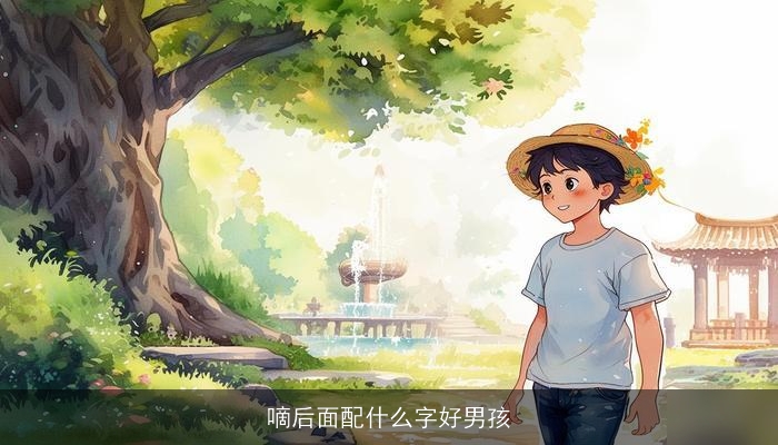 嘀后面配什么字好男孩