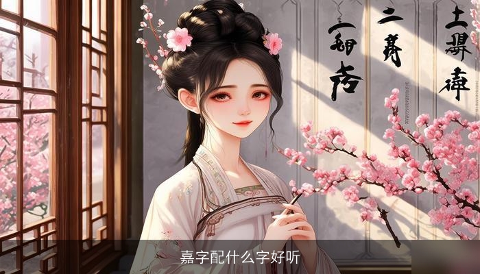 嘉字配什么字好听