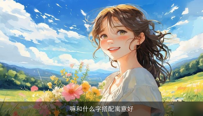 嘛和什么字搭配寓意好