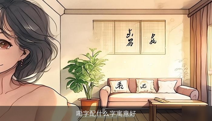 嘞字配什么字寓意好
