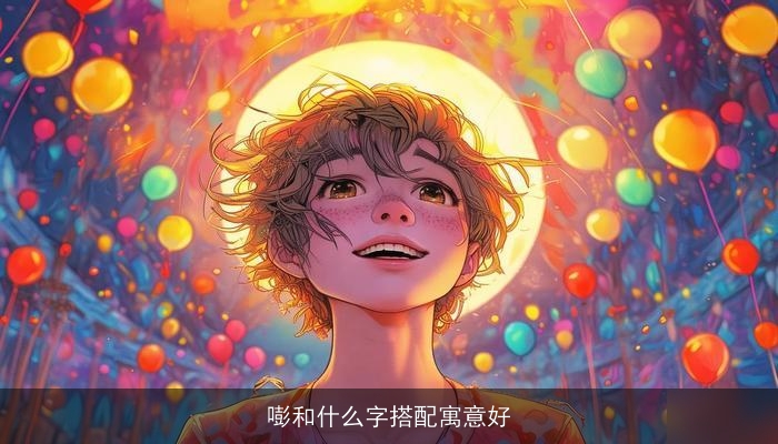 嘭和什么字搭配寓意好