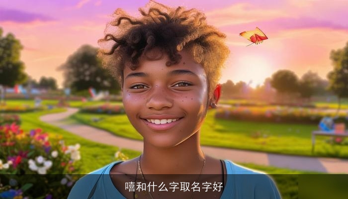 嘻和什么字取名字好