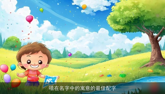 嘻在名字中的寓意的最佳配字