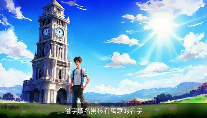 噔字取名男孩有寓意的名字