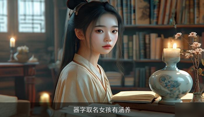 器字取名女孩有涵养