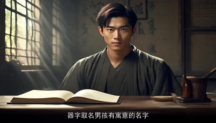 器字取名男孩有寓意的名字