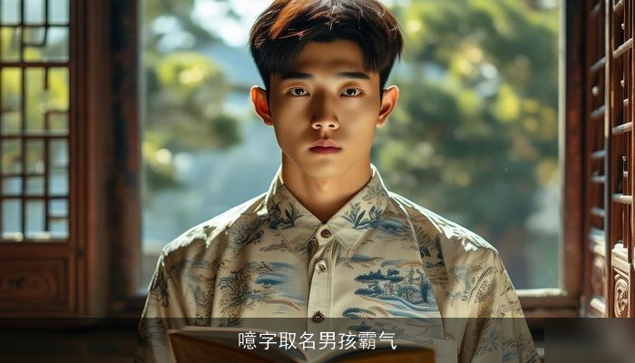 噫字取名男孩霸气