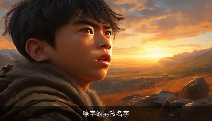 嚎字的男孩名字