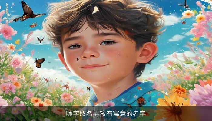 嚏字取名男孩有寓意的名字