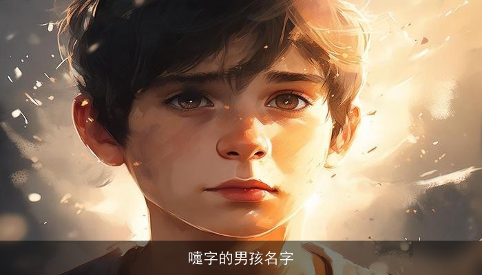 嚏字的男孩名字