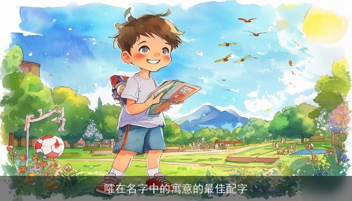 嚯在名字中的寓意的最佳配字