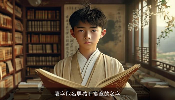 囊字取名男孩有寓意的名字