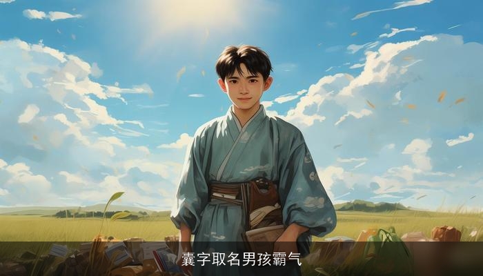 囊字取名男孩霸气