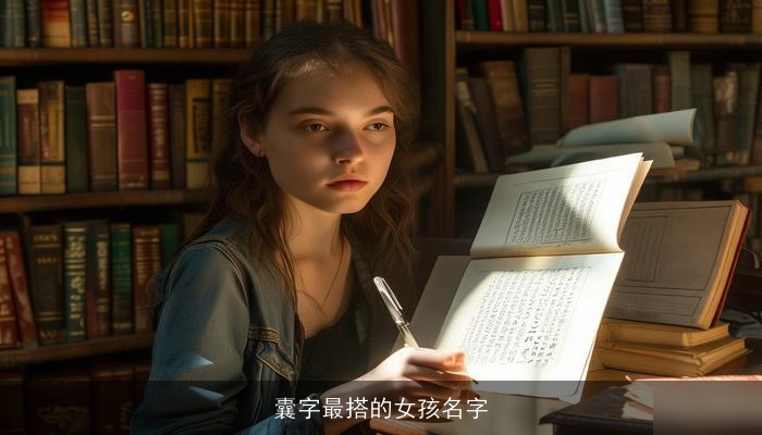 囊字最搭的女孩名字