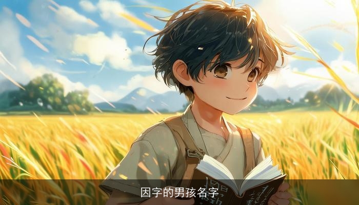 因字的男孩名字