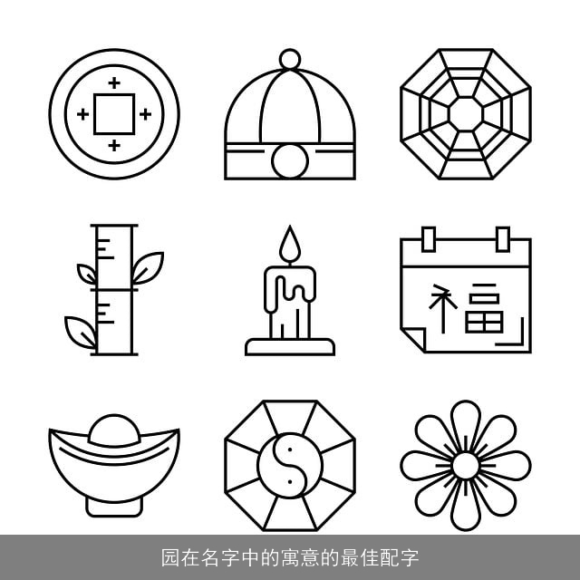 园在名字中的寓意的最佳配字