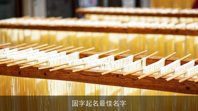 固字起名最佳名字