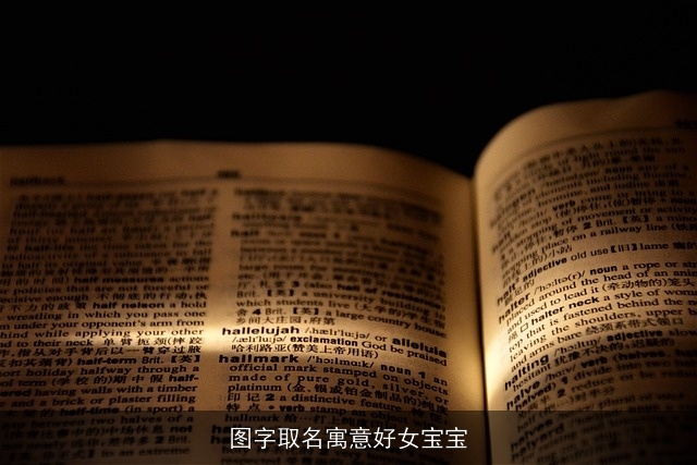 图字取名寓意好女宝宝