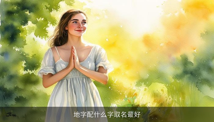 地字配什么字取名最好