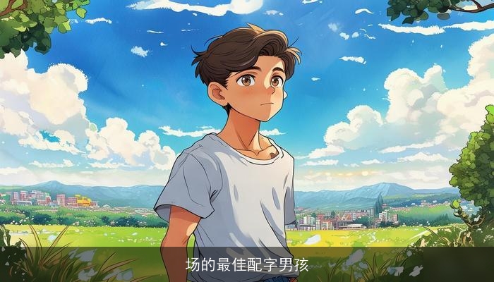 场的最佳配字男孩