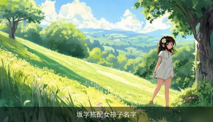 坂字搭配女孩子名字
