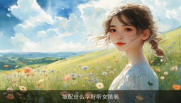 坂配什么字好听女孩名