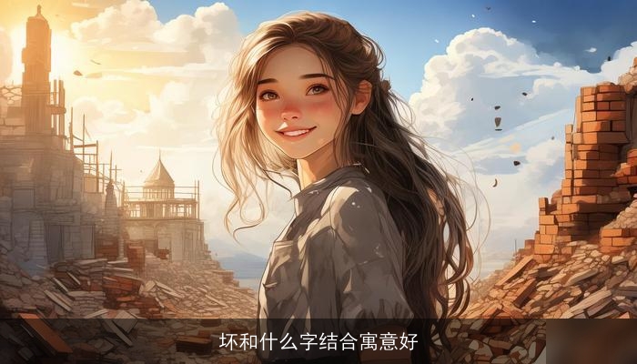 坏和什么字结合寓意好