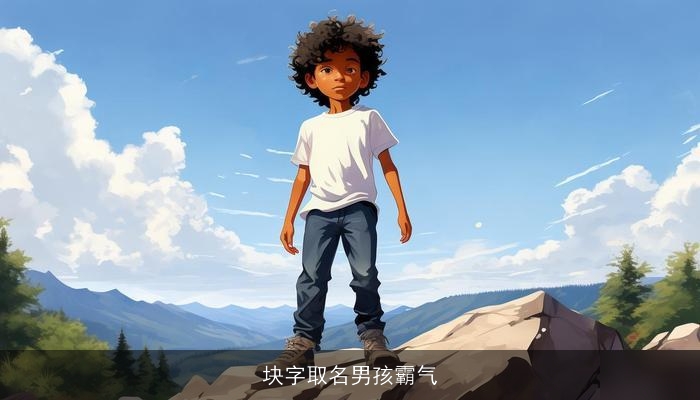 块字取名男孩霸气