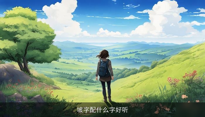 坡字配什么字好听