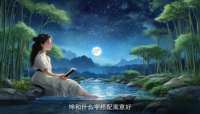 坤和什么字搭配寓意好
