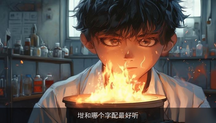 坩和哪个字配最好听