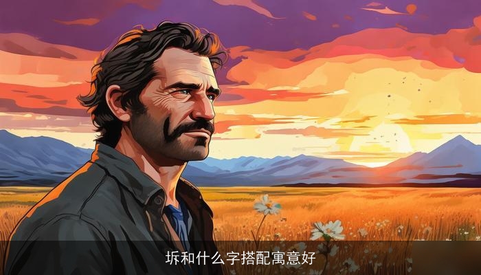 坼和什么字搭配寓意好