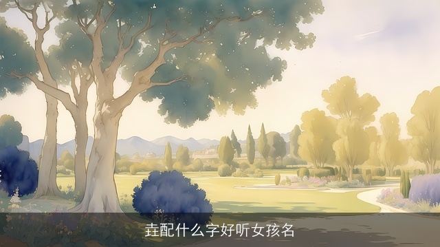 垚配什么字好听女孩名