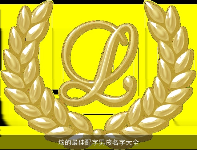 垴的最佳配字男孩名字大全