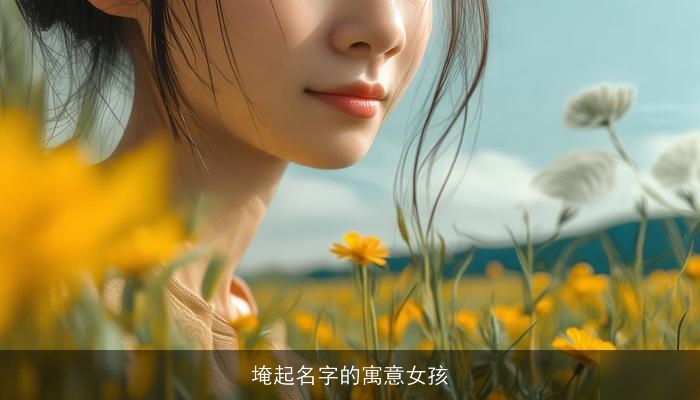 埯起名字的寓意女孩