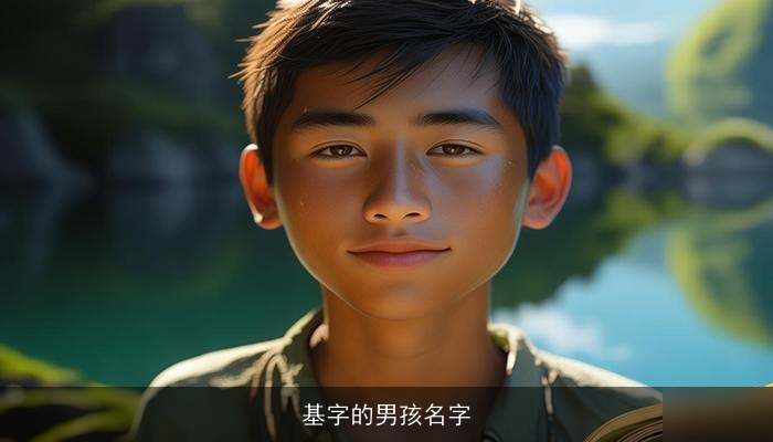 基字的男孩名字